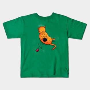 playing with music Kids T-Shirt